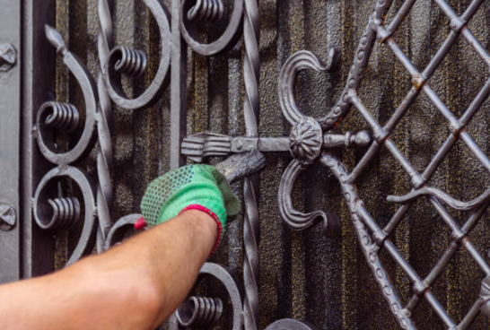 Rust Removal & Refurbishment Service for Ornamental Wrought Iron Gates | Professional Rust Removal, Painting, and Protection Plan