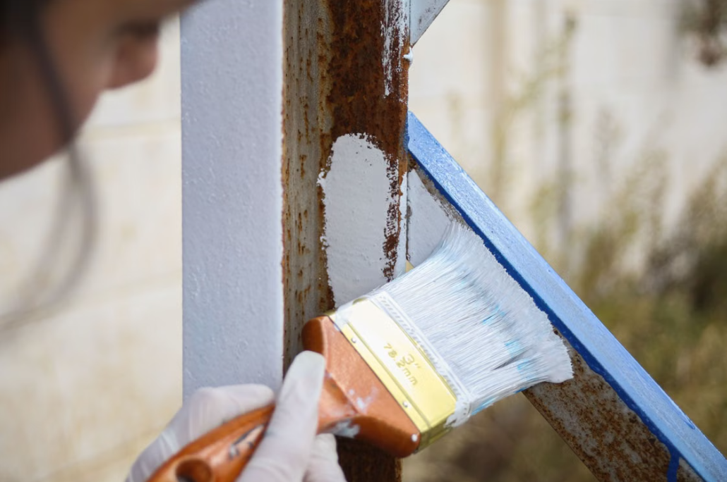 Spot Rust Removal & Primer Application Plan for Wrought Iron Posts