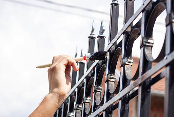 Refurbishment Plan for Wrought Iron Fences with Open-Ring Patterns